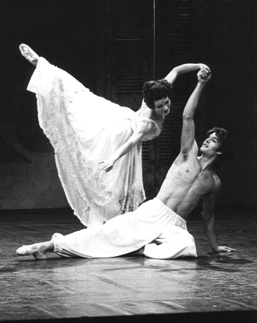 Galina Samsova and Patrick Bissell in the ballet Cheri